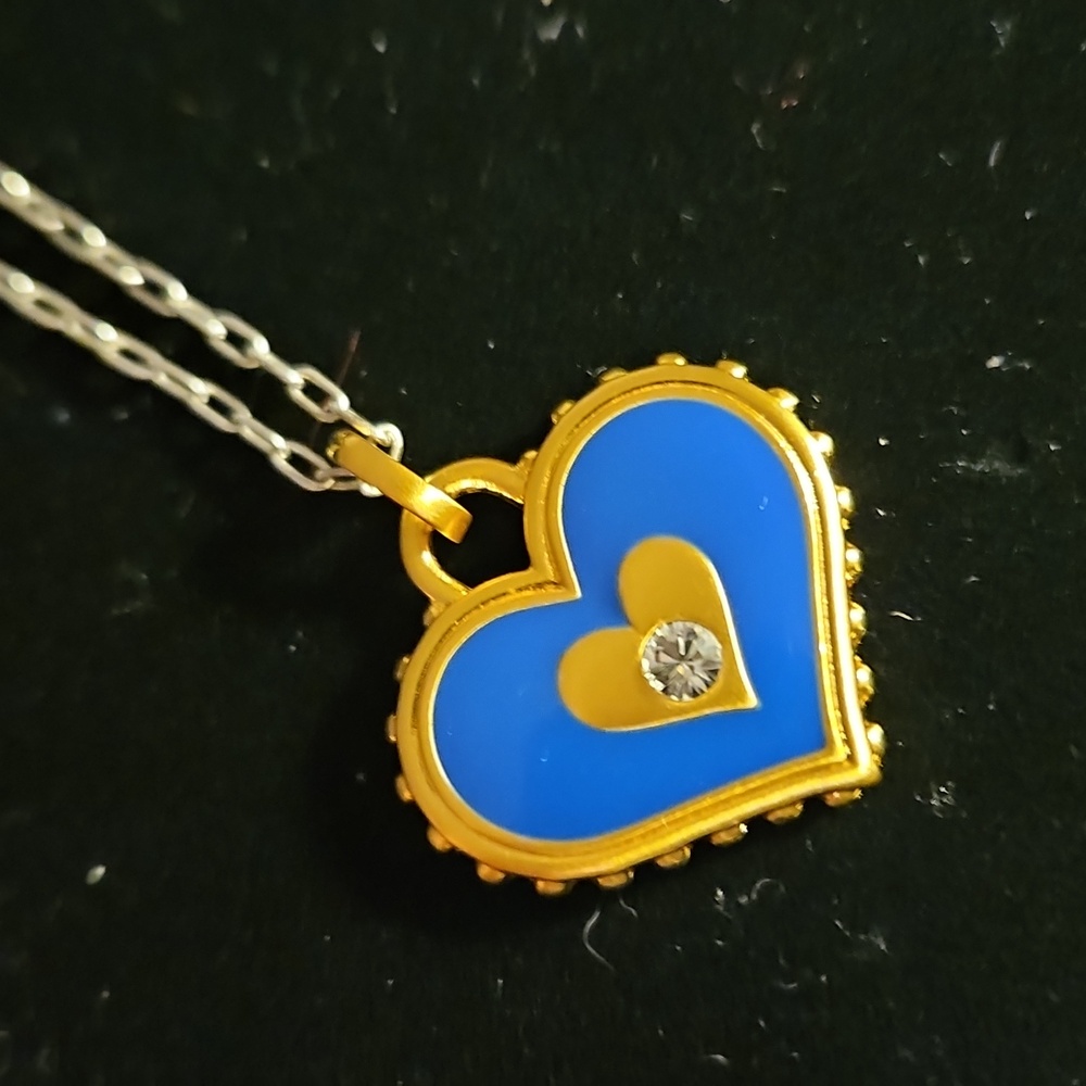 Brighton "Simply Charming Giving Heart" Necklace Reversible